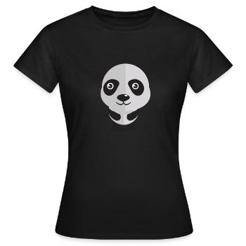 Animals Tiere Animal Print Nature 34 - Frauen T-Shirt - Schwarz - Vorne - AI Model Female 172 dark (172cm)