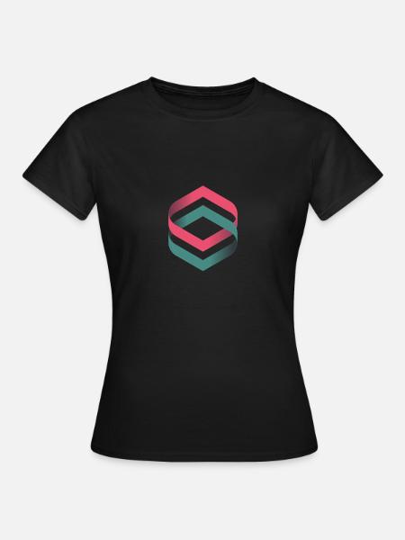 Illusion - Frauen T-Shirt - Schwarz