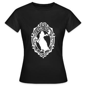 Druide - Frauen T-Shirt - Schwarz - Vorne - AI Model Female 172 dark (172cm)