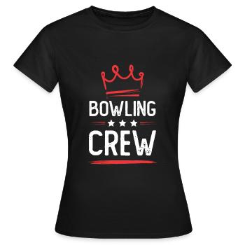Équipe de bowling - T-shirt Femme - noir - Devant - AI Model Female 172 dark (172cm)