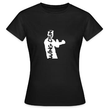 Wing Chun - Frauen T-Shirt - Schwarz - Vorne - AI Model Female 172 dark (172cm)