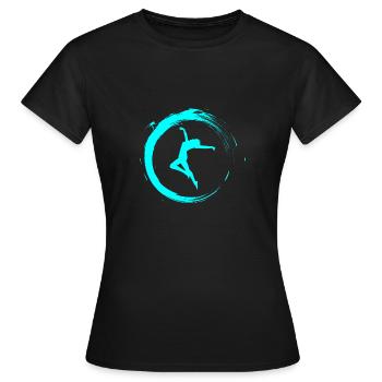 Danse liberté jeunesse - T-shirt Femme - noir - Devant - AI Model Female 172 dark (172cm)