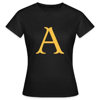 A - T-shirt Femme - noir - Devant - AI Model Female 172 dark (172cm)