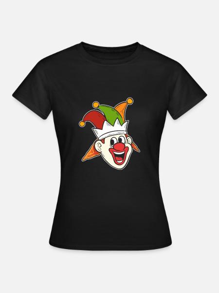 Happy Clown Akrobat Gift - Frauen T-Shirt - Schwarz