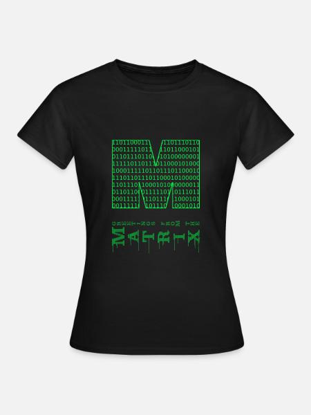 matrix m - Frauen T-Shirt - Schwarz