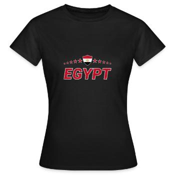 Ägypten - Frauen T-Shirt - Schwarz - Vorne - AI Model Female 172 dark (172cm)