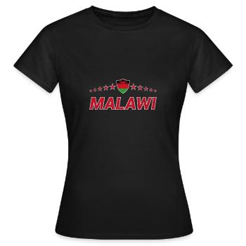 Malawi - Women's T-Shirt - black - Front - AI Model Female 172 dark (172cm)