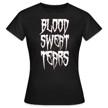 Fitness - Women's T-Shirt - black - Front - AI Model Female 172 dark (172cm)