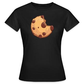 Chocolate Cookie - T-shirt Femme - noir - Devant - AI Model Female 172 dark (172cm)