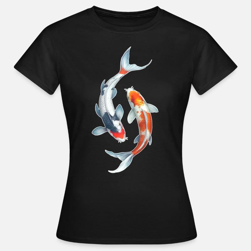 carpa koi - Maglietta da donna - nero