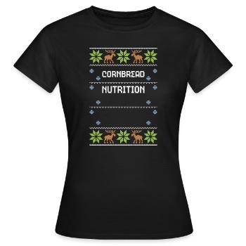 Cornbread Nutrition - Women's T-Shirt - black - Front - AI Model Female 172 dark (172cm)
