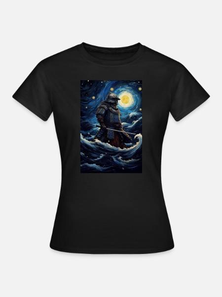 Samurai - Frauen T-Shirt - Schwarz