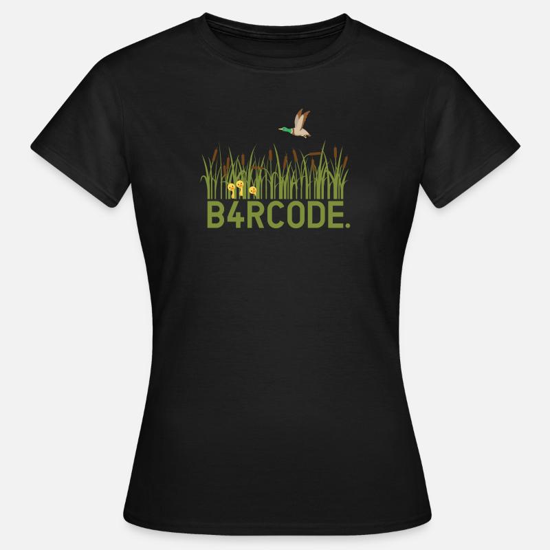 B4RCODE. Duck - Women's T-Shirt - black