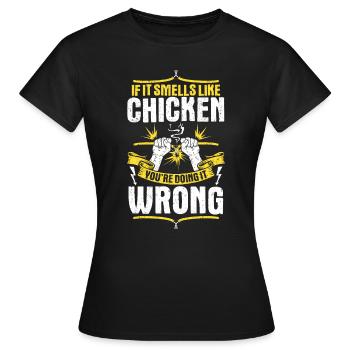 Électricien électricien électricien électricien - T-shirt Femme - noir - Devant - AI Model Female 172 dark (172cm)