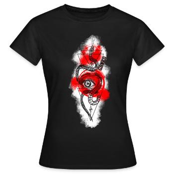 Shake - Women's T-Shirt - black - Front - AI Model Female 172 dark (172cm)
