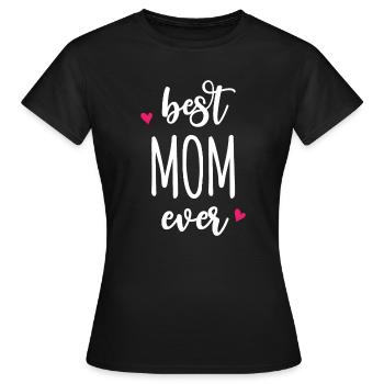 Beste Mutter aller Zeiten - Frauen T-Shirt - Schwarz - Vorne - AI Model Female 172 dark (172cm)