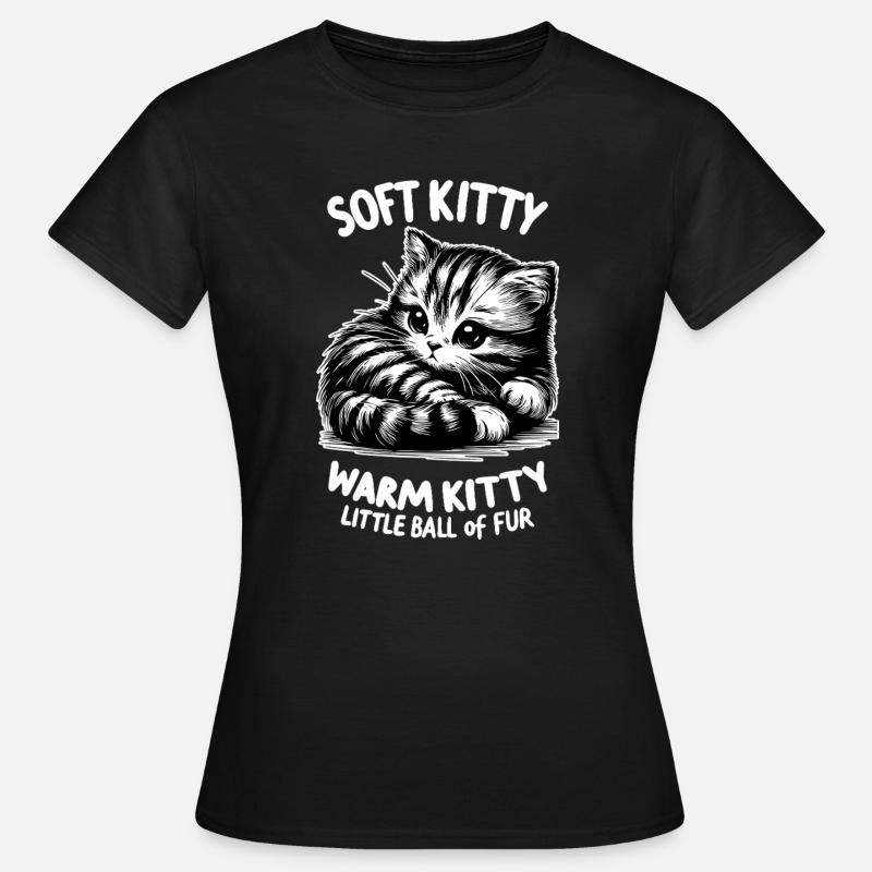 Soft Kitty (dark) - Women's T-Shirt - black
