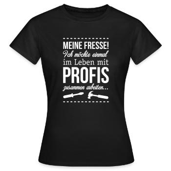 Handwerker Profi - Frauen T-Shirt - Schwarz - Vorne - AI Model Female 172 dark (172cm)