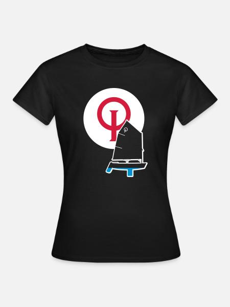 Voilier Optimist - T-shirt Femme - noir