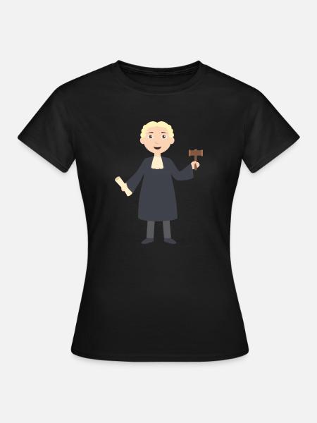 Richter - Frauen T-Shirt - Schwarz