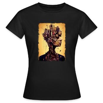Fulfill your dreams - Women's T-Shirt - black - Front - AI Model Female 172 dark (172cm)