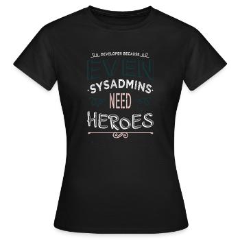 Bday C Sharp Programmation Programmation Cool - T-shirt Femme - noir - Devant - AI Model Female 172 dark (172cm)