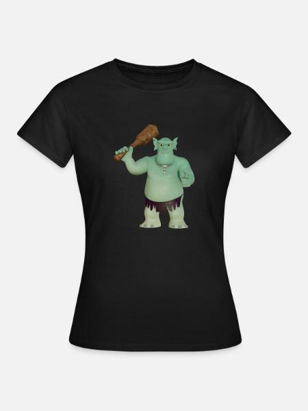 Steinzeit - Frauen T-Shirt - Schwarz