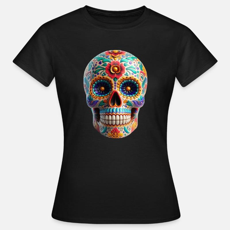 Sugar Skull - Women's T-Shirt - black
