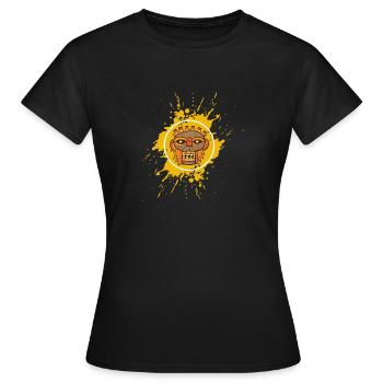 TIKI (jaune) - T-shirt Femme - noir - Devant - AI Model Female 172 dark (172cm)