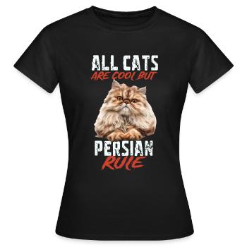 Perse - T-shirt Femme - noir - Devant - AI Model Female 172 dark (172cm)