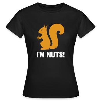 Je suis fou - T-shirt Femme - noir - Devant - AI Model Female 172 dark (172cm)