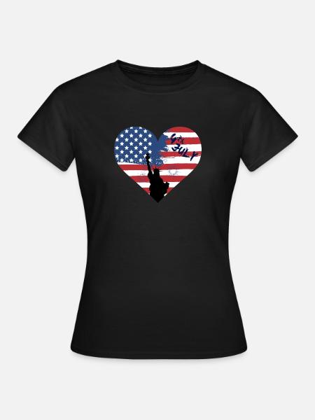 4thof July Independence Day - Frauen T-Shirt - Schwarz