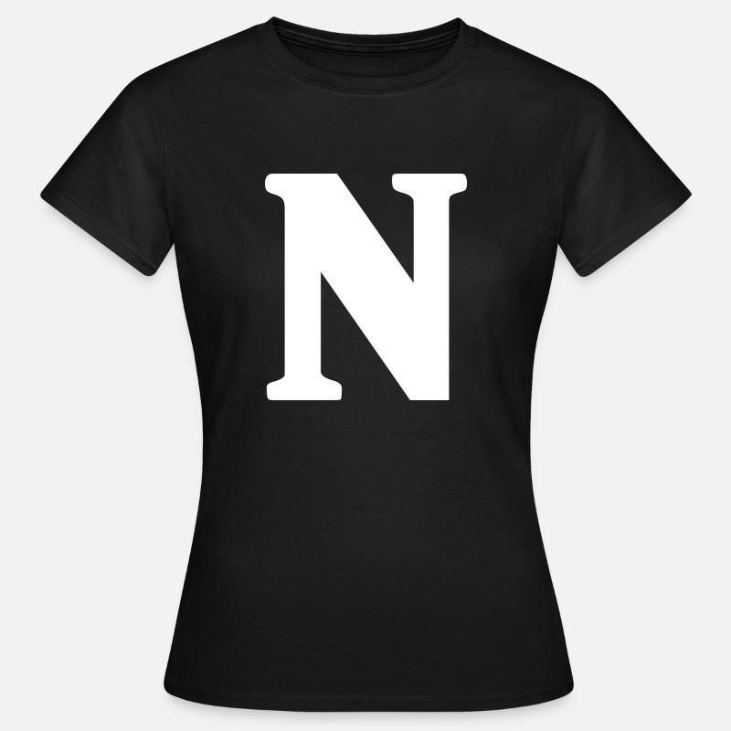N - Women's T-Shirt - black