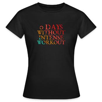 Entraînement Entraînement - T-shirt Femme - noir - Devant - AI Model Female 172 dark (172cm)
