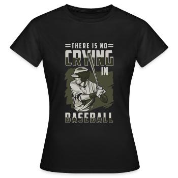Batte de baseball Amérique Baseballer - T-shirt Femme - noir - Devant - AI Model Female 172 dark (172cm)