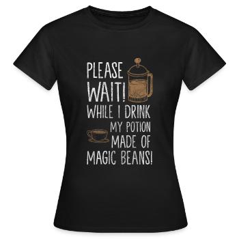 Potion Health Pharmacie - T-shirt Femme - noir - Devant - AI Model Female 172 dark (172cm)