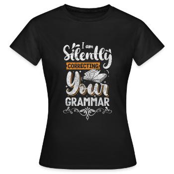 Schriftsteller Buch Autorin Krimi - Frauen T-Shirt - Schwarz - Vorne - AI Model Female 172 dark (172cm)