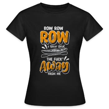 Rudern Steuermann Verein - Frauen T-Shirt - Schwarz - Vorne - AI Model Female 172 dark (172cm)