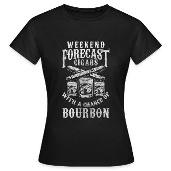 Zigarrenliebhaber Raucher Tabak Genussmensch - Frauen T-Shirt - Schwarz - Vorne - AI Model Female 172 dark (172cm)