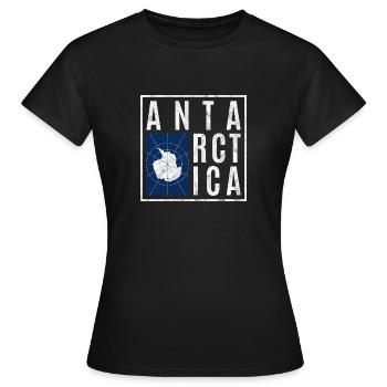 Antarctique - T-shirt Femme - noir - Devant - AI Model Female 172 dark (172cm)
