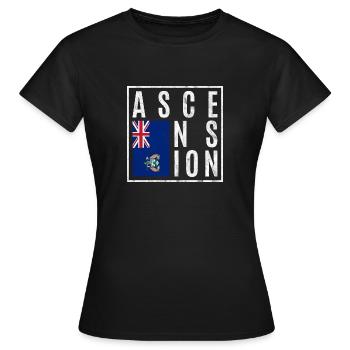Ascension - T-shirt Femme - noir - Devant - AI Model Female 172 dark (172cm)