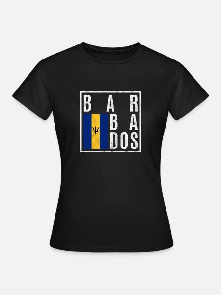 Barbados - Frauen T-Shirt - Schwarz