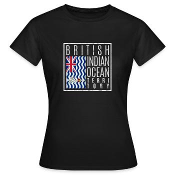 British Indian Ocean Territory - Women's T-Shirt - black - Front - AI Model Female 172 dark (172cm)