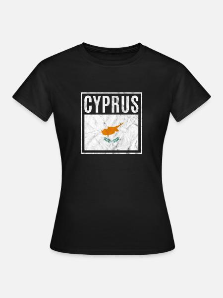 Zypern - Frauen T-Shirt - Schwarz