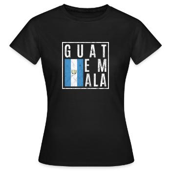 Guatemala - Frauen T-Shirt - Schwarz - Vorne - AI Model Female 172 dark (172cm)