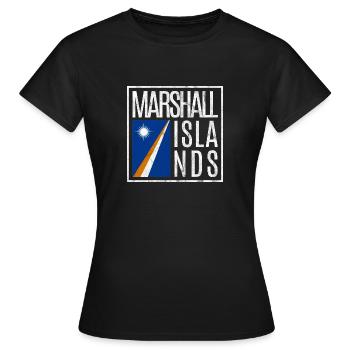 Marshallinseln - Frauen T-Shirt - Schwarz - Vorne - AI Model Female 172 dark (172cm)