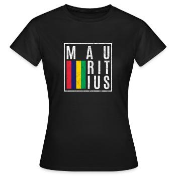 Mauritius - Women's T-Shirt - black - Front - AI Model Female 172 dark (172cm)
