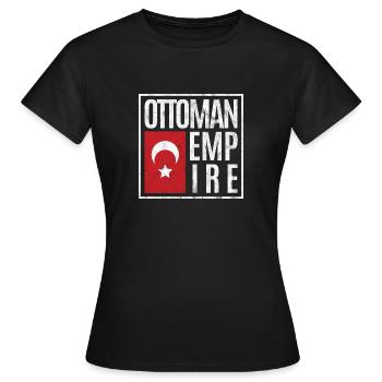 Ottoman Empire - T-shirt Femme - noir - Devant - AI Model Female 172 dark (172cm)