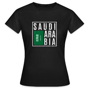 Arabie Saoudite - T-shirt Femme - noir - Devant - AI Model Female 172 dark (172cm)