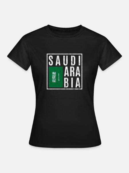 Saudi-Arabien - Frauen T-Shirt - Schwarz